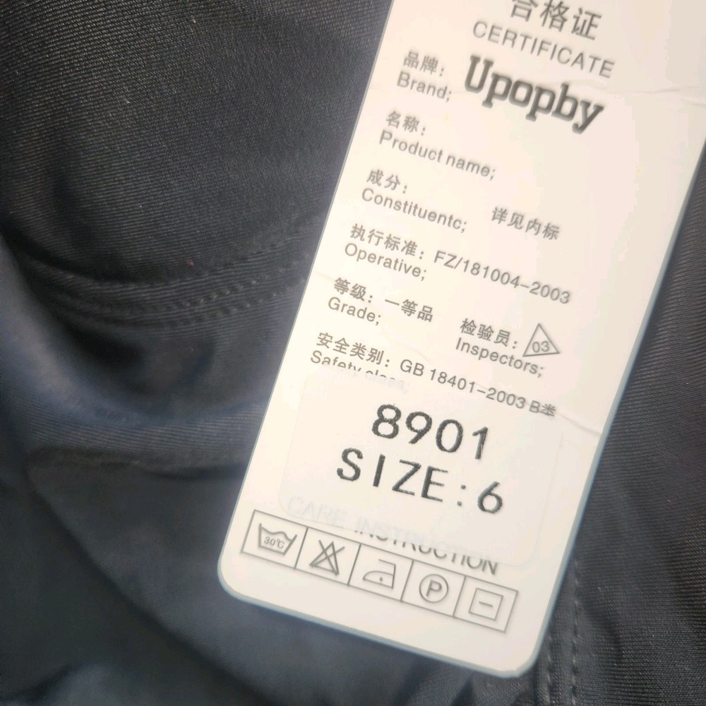 NWT Upopby Swimwear Womens 6 Black Padded Push Up One Piece Tummy Control‎ - Picture 3 of 8